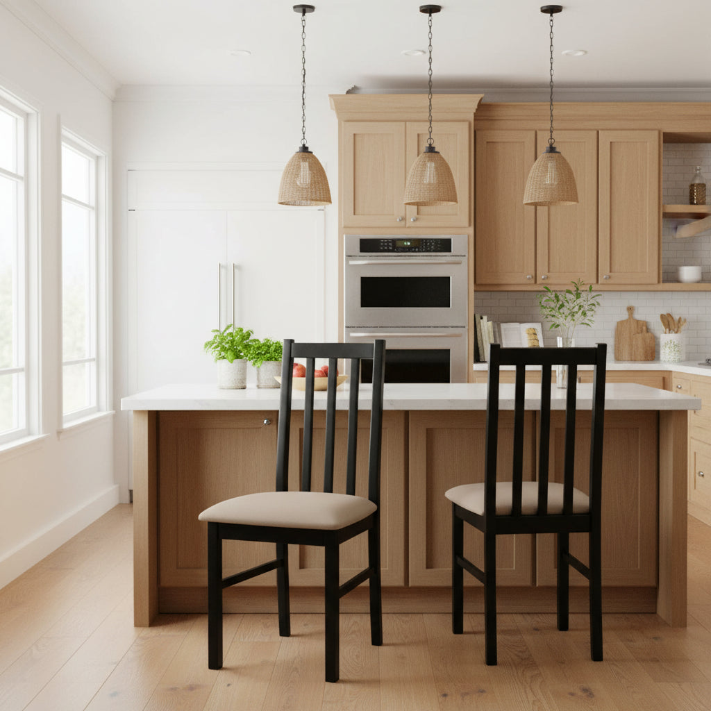 Lot de 2 chaises MOBILIER 1 Victorville 141 (Noir)