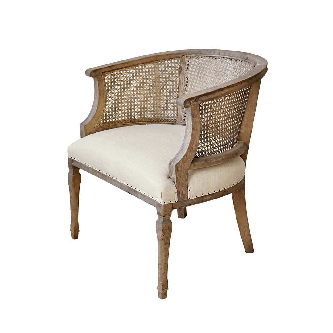 Chaise cannée LOBERON Curbigny beige — photo produit