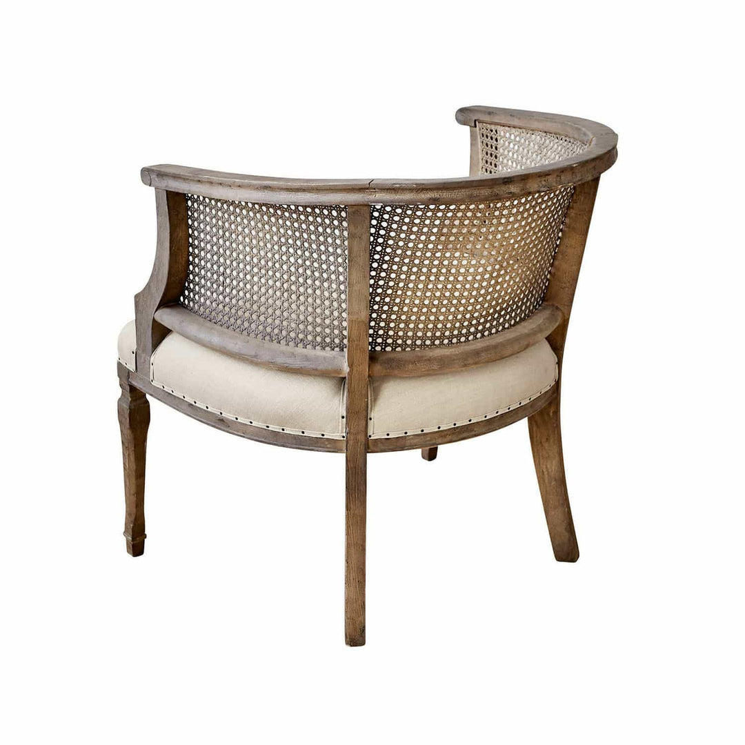 Chaise cannée LOBERON Curbigny beige — photo produit
