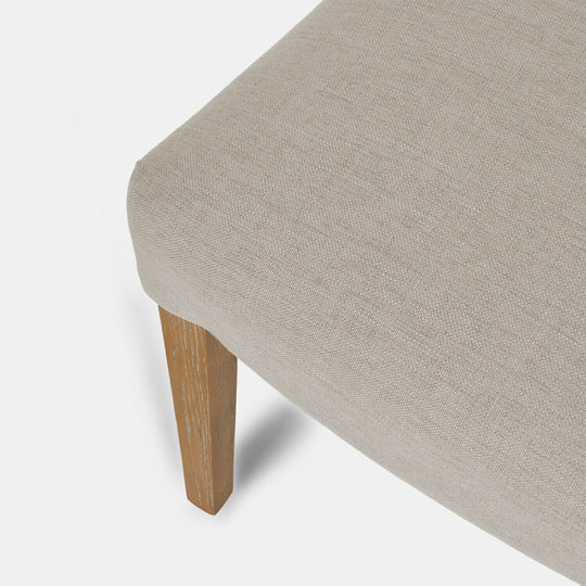 Chaise LOBERON Fulden tissu lin — photo produit