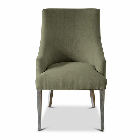 Chaise avec accoudoirs LOBERON Hyeres vert — photo produit