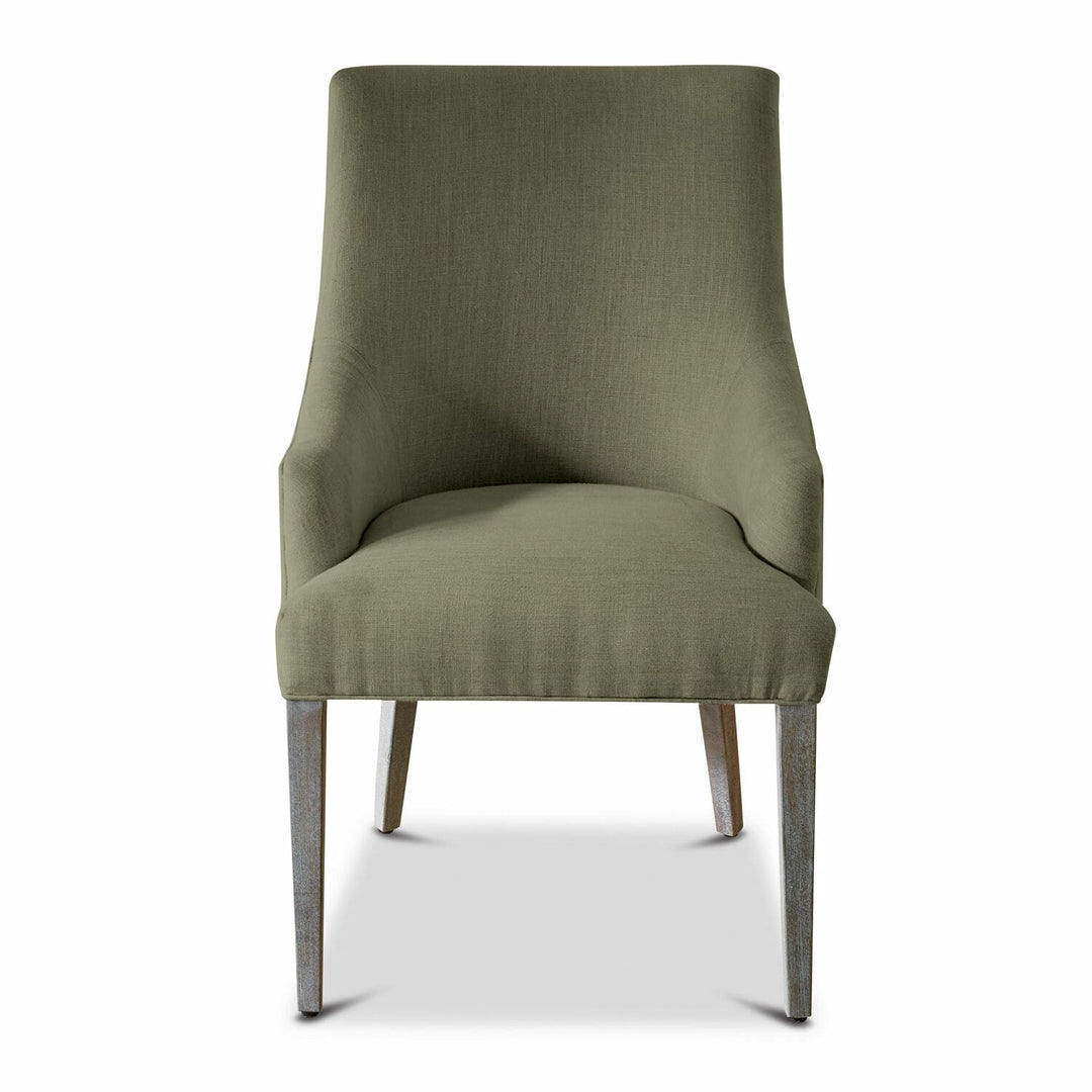Chaise avec accoudoirs LOBERON Hyeres vert — photo produit