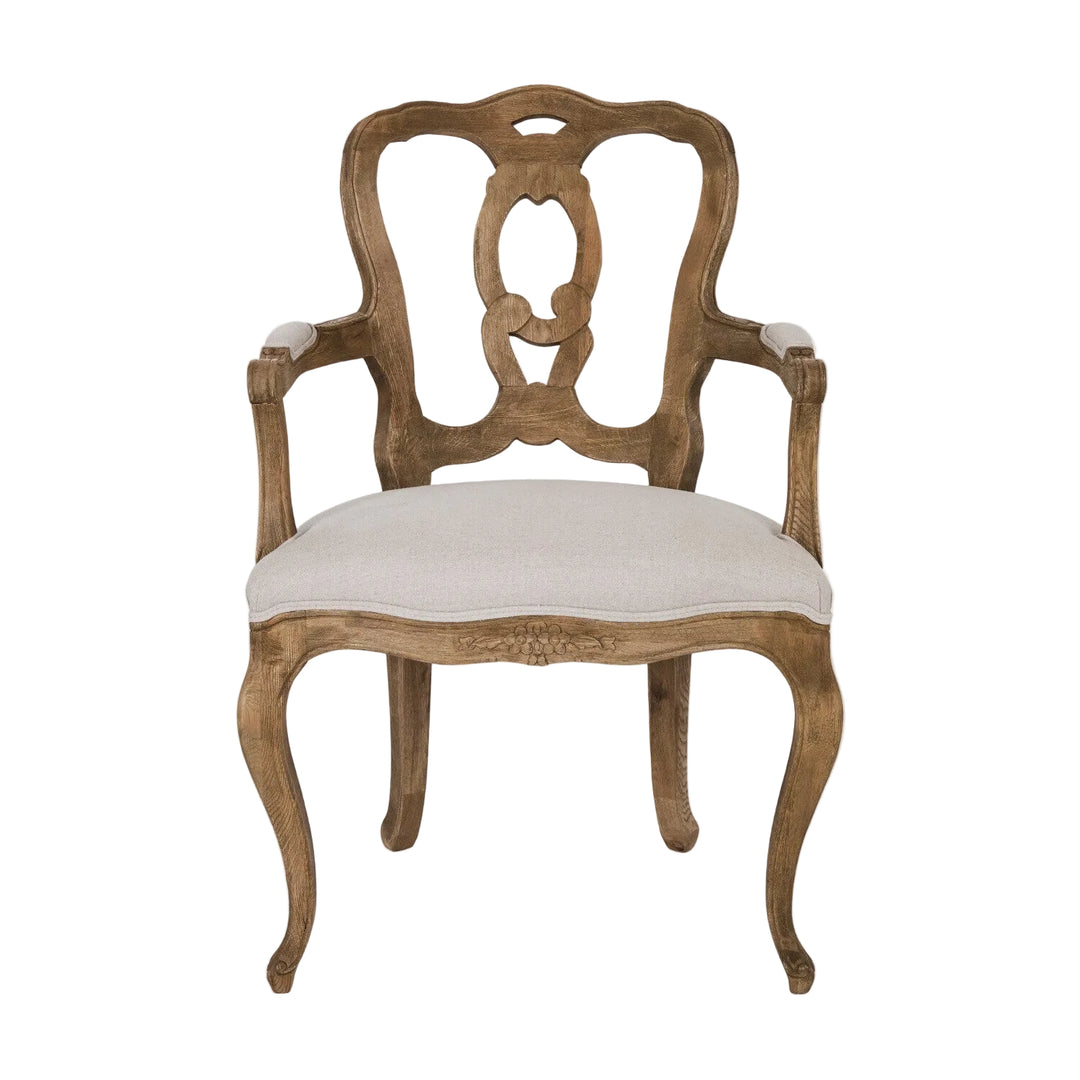 Chaise de salle à manger LOBERON Ladorée en bois de chêne — photo produit