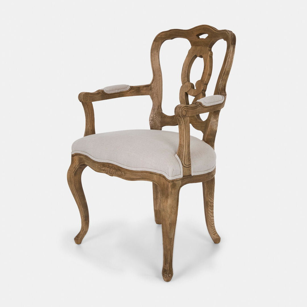 Chaise de salle à manger LOBERON Ladorée en bois de chêne — photo produit