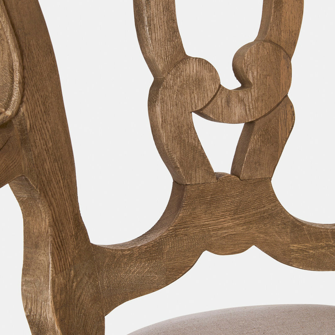 Chaise de salle à manger LOBERON Ladorée en bois de chêne — photo produit