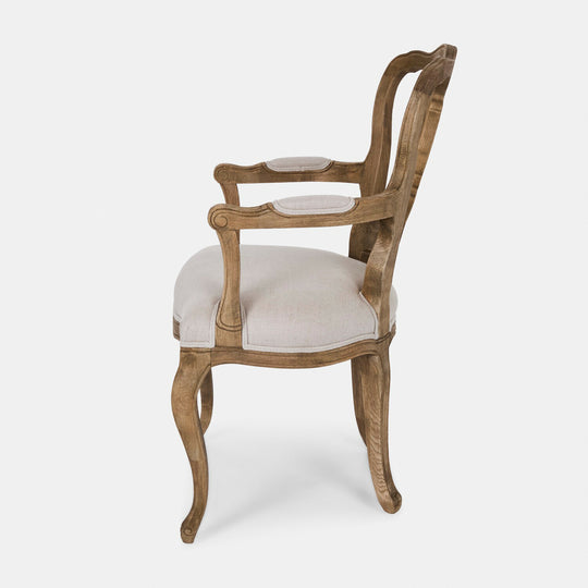 Chaise de salle à manger LOBERON Ladorée en bois de chêne — photo produit