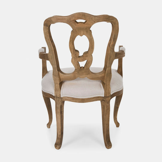 Chaise de salle à manger LOBERON Ladorée en bois de chêne — photo produit