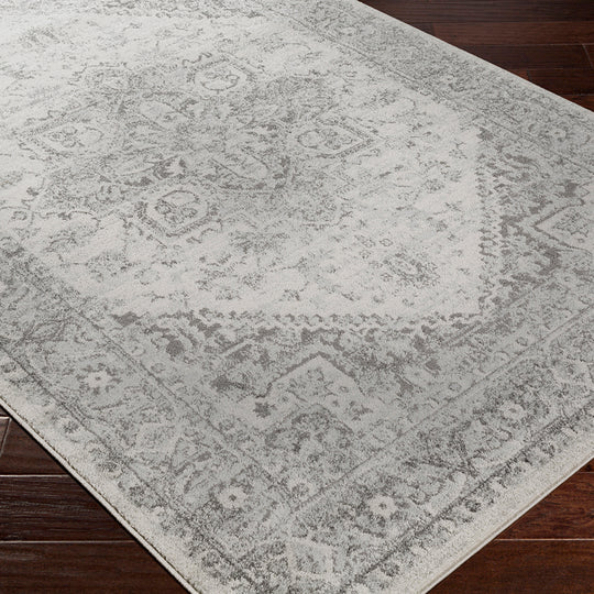 Tapis Vintage Oriental Gris/Blanc Mendoza