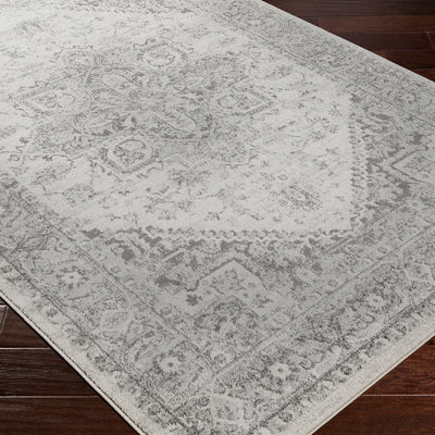 Tapis de Couloir Vintage Oriental Gris/Blanc Mendoza