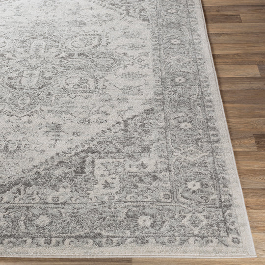 Tapis Vintage Oriental Gris/Blanc Mendoza