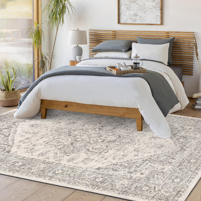 Tapis de Couloir Vintage Oriental Gris/Blanc Mendoza