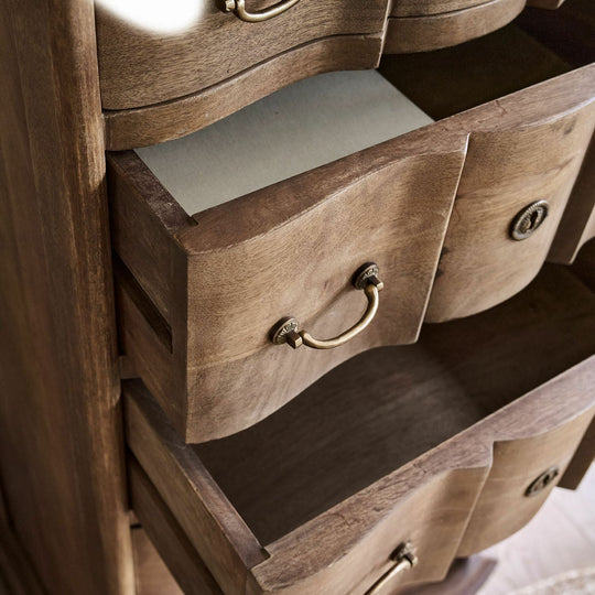 Chiffonier Loberon AIGUILLON bois de manguier — photo produit