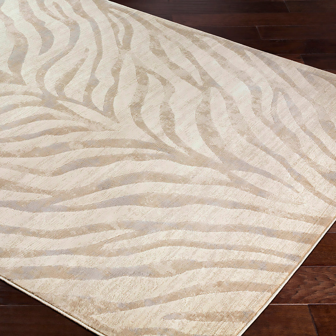Tapis Zébré Bohème Gris/Beige Luanda