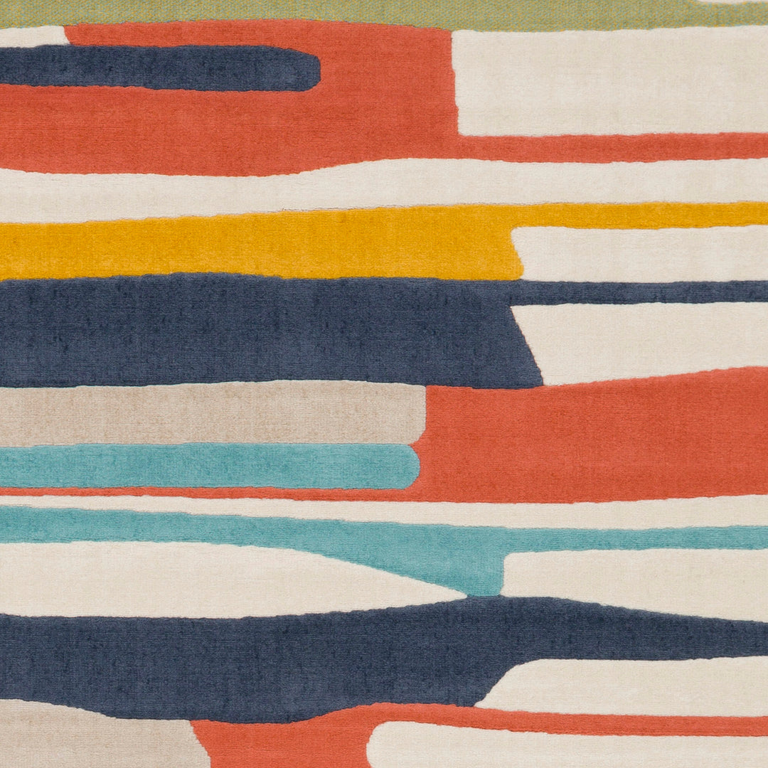 Tapis Scandinave Moderne Multicolore/Orange Houston