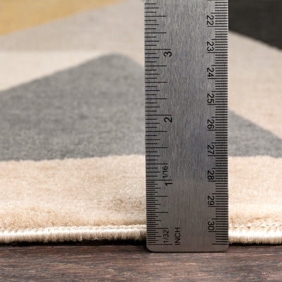 Tapis de Couloir Scandinave Moderne Multicolore/Gris Milano