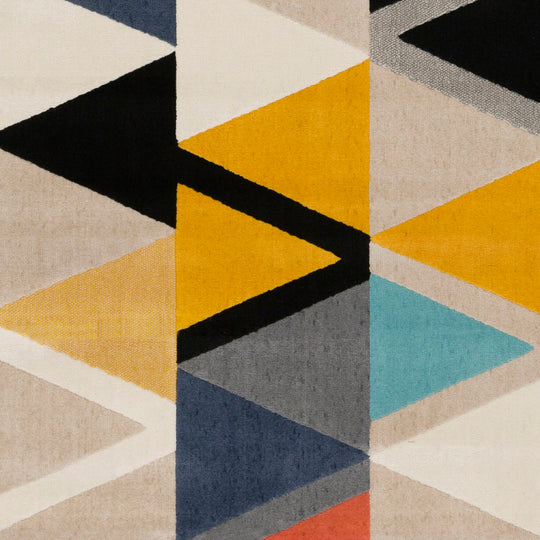 Tapis Couloir Scandinave Moderne Multicolore/Beige Milano