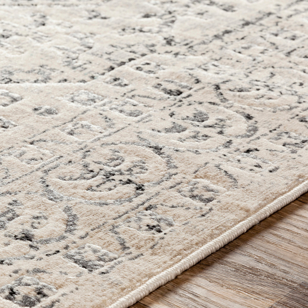 Tapis de Couloir Vintage Oriental Beige/Gris Nephi