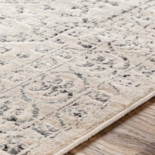 Tapis de Couloir Vintage Oriental Beige/Gris Nephi