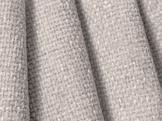 Fauteuil MAISON HERITAGE Clau en tissu chenille gris clair — photo produit