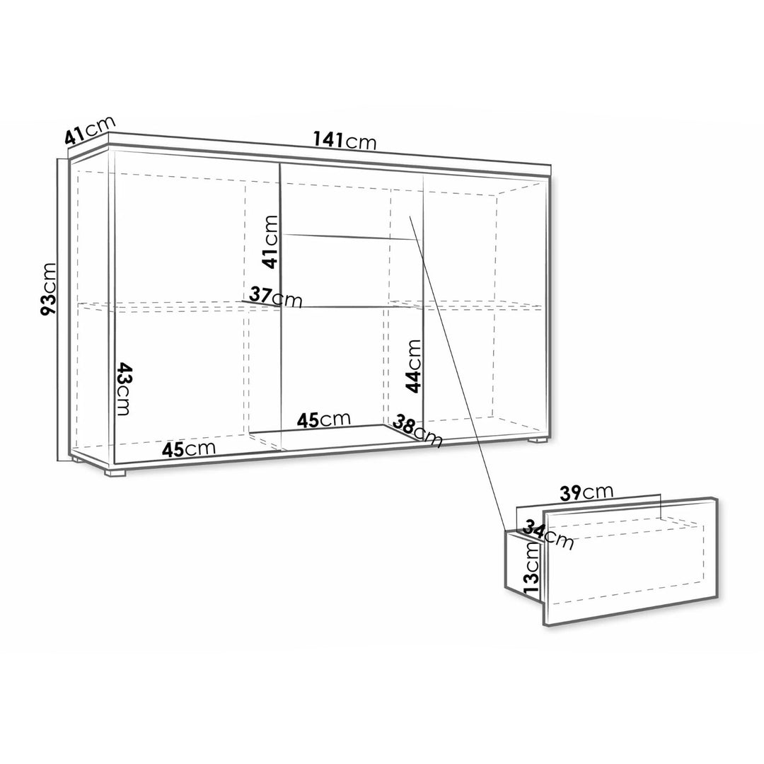 Commode MOBILIER 1 Comfivo Tutela (Blanc)
