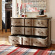Commode LOBERON Aiguillon marron vieilli — photo produit