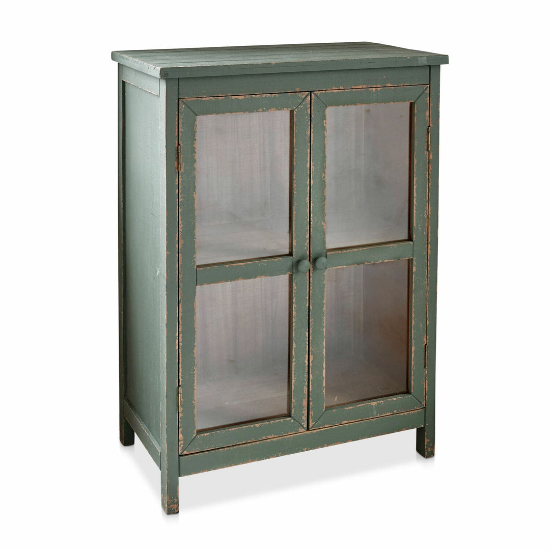 Commode LOBERON Alajela vert vieilli — photo produit