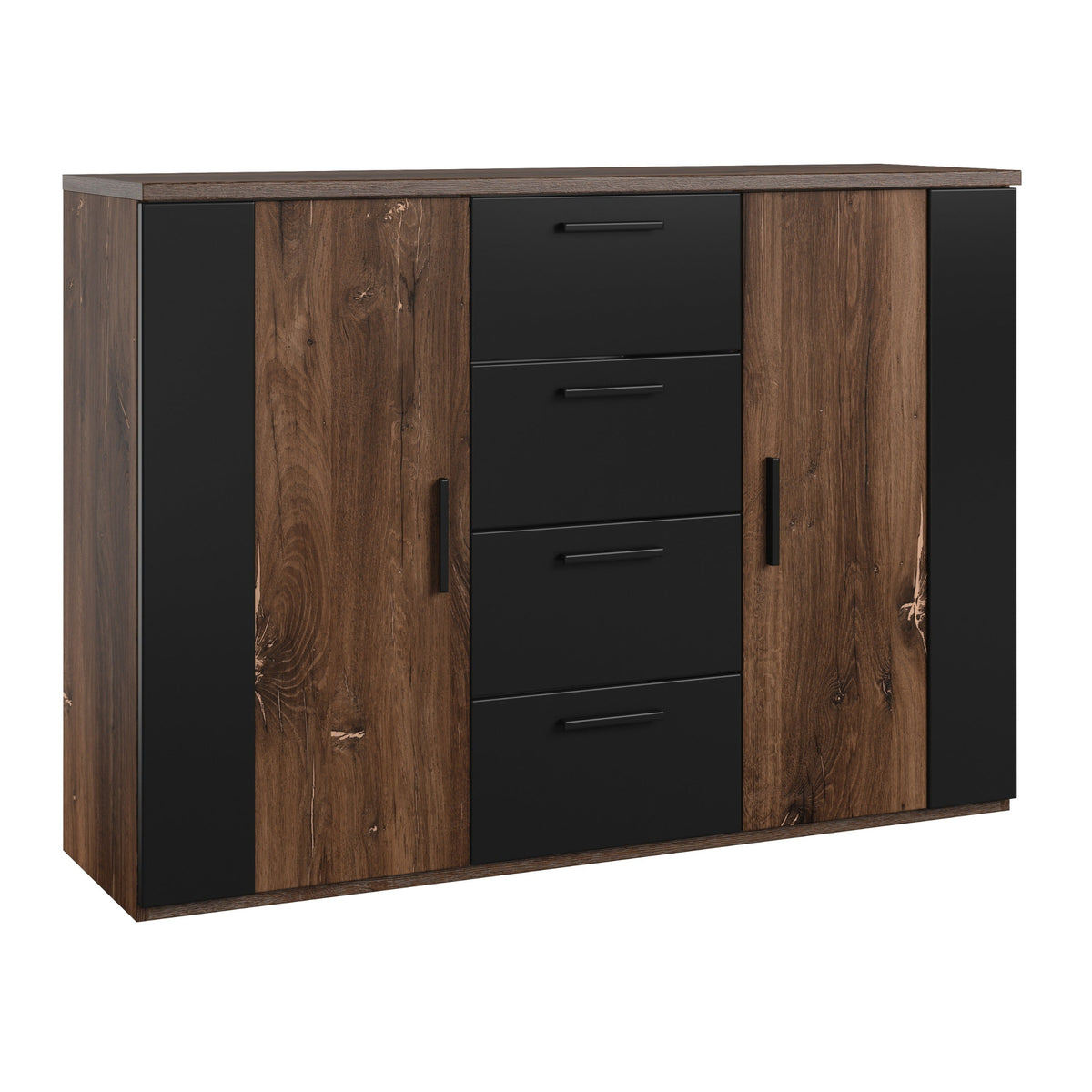 Commode MOBILIER 1 Felelie 102 en chêne foncé cuivré — photo produit