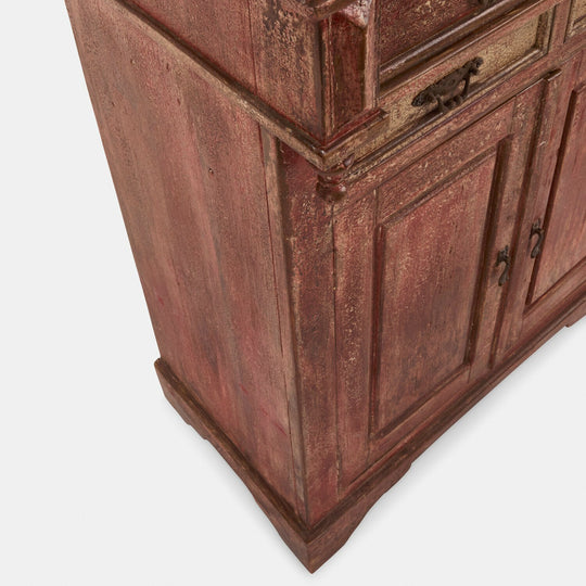 Commode LOBERON Jolivarne en pin rouge vieilli — photo produit
