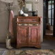 Commode LOBERON Jolivarne en pin rouge vieilli — photo produit