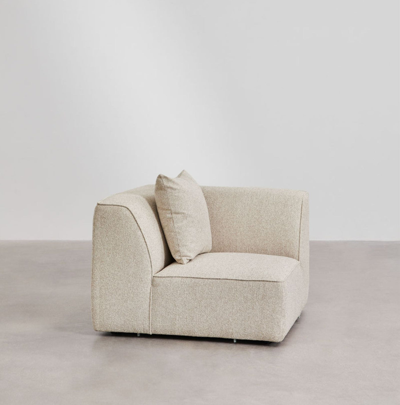 Module d’angle rembourré SKLUM Cardea Beige