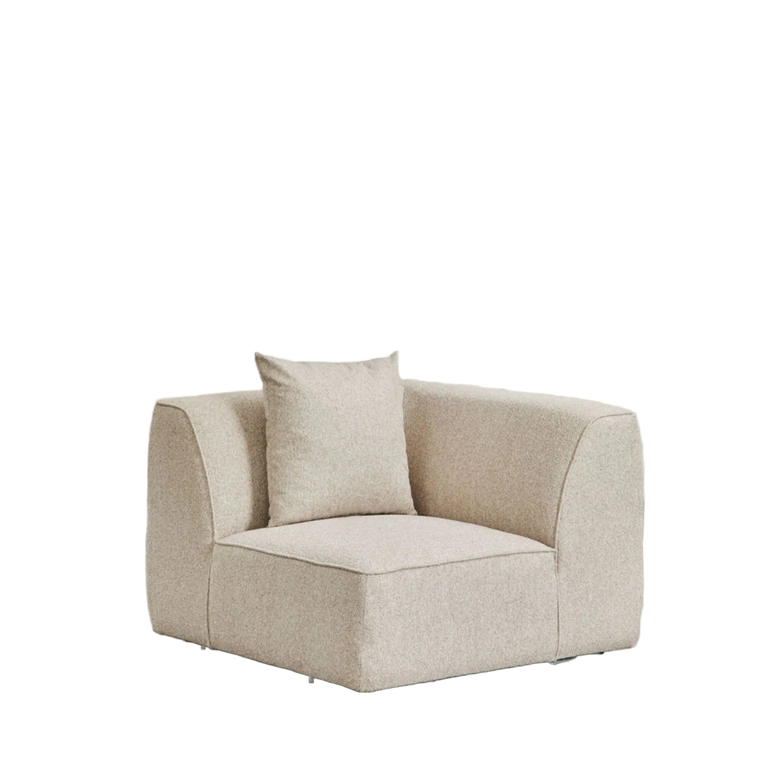 Module d’angle rembourré SKLUM Cardea Beige