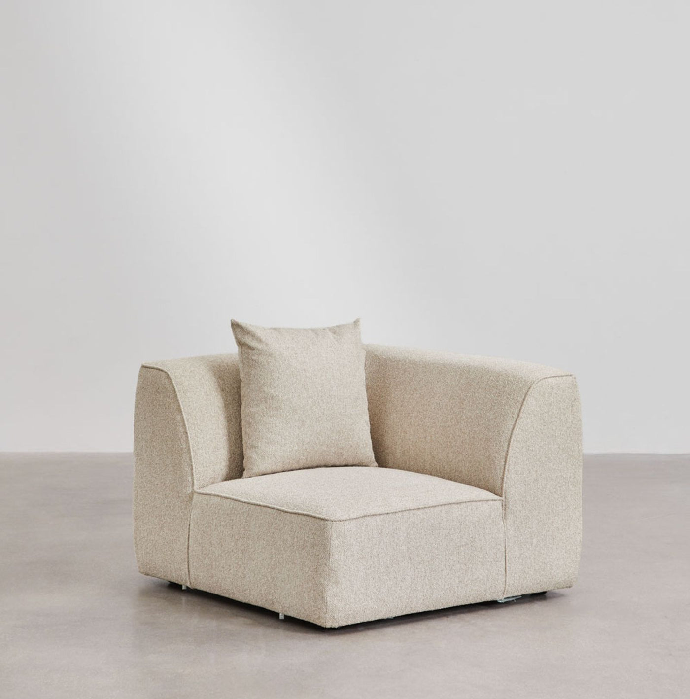 Module d’angle rembourré SKLUM Cardea Beige