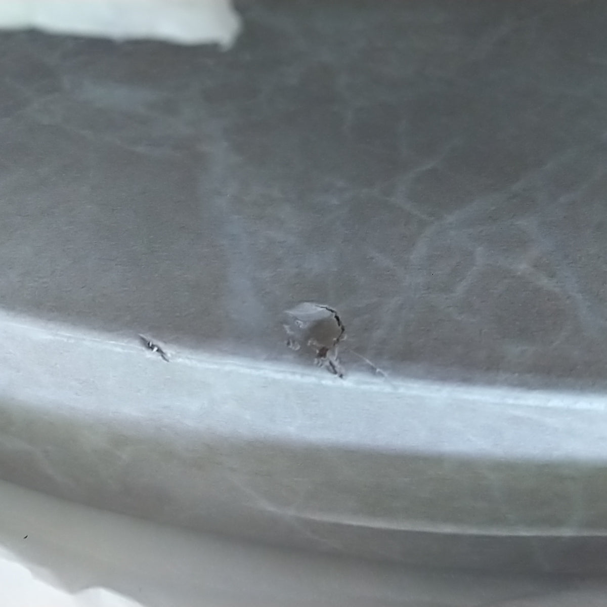 Table basse DRAWER Narvik ovale effet marbre 190x60cm