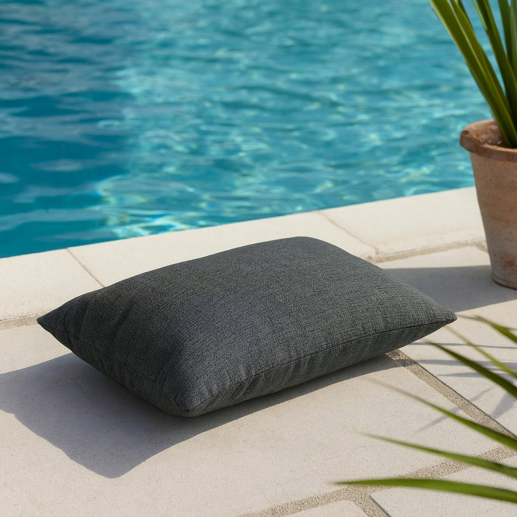 Lot de 2 Coussins KAVE HOME Sorells gris 75 x 50 cm