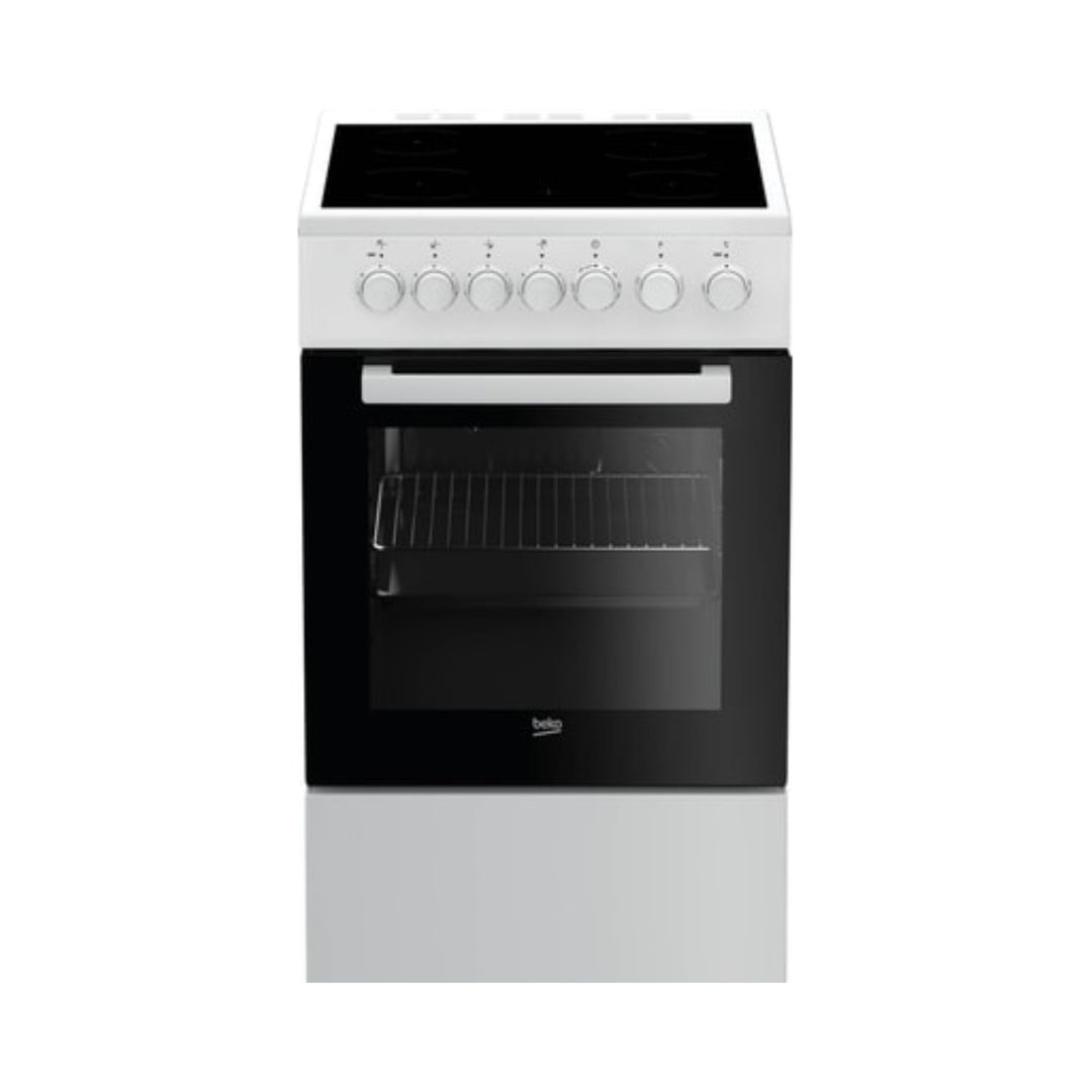 Cuisinière vitrocéramique BEKO FSS57100GW
