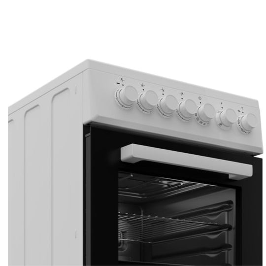 Cuisinière vitrocéramique BEKO FSS57100GW