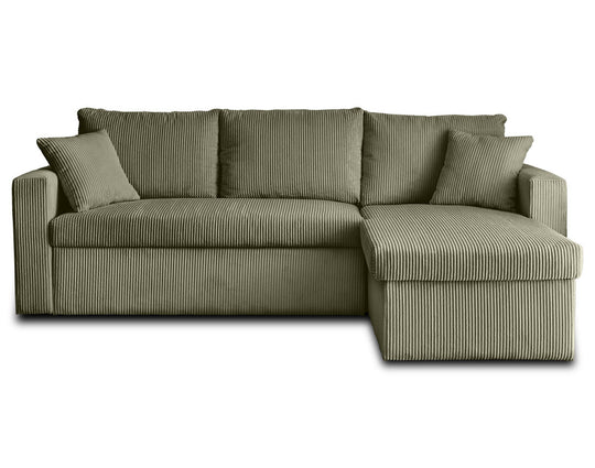 Canapé d'angle réversible 4 places CYRUS BESTMOBILIER vert — photo produit