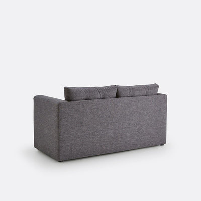 Canapé convertible, tissu texturé, 2 places, Udel SO'HOME