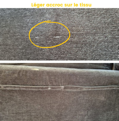 Fauteuil BELUSHI convertible en tissu chenille vert Kaki Drawer