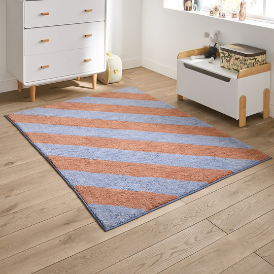 Tapis enfant IZALIO en coton recyclé multicolore LA REDOUTE INTERIEURS 120x170cm