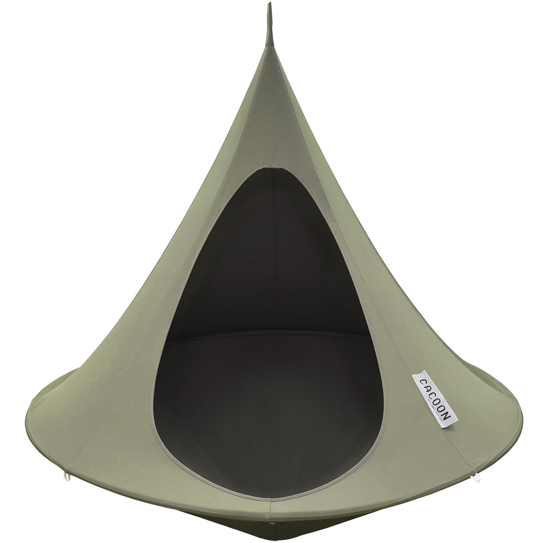 Tente de hamac suspendu VIVERE Double cacoon vert kaki avec moustiquaire — photo produit
