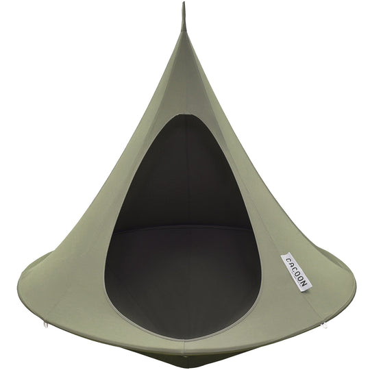 Tente de hamac suspendu VIVERE Double cacoon vert kaki avec moustiquaire — photo produit