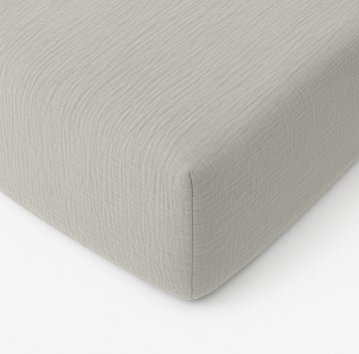 Drap housse Bâton Rouge en double gaze de coton, bonnet 30 cm