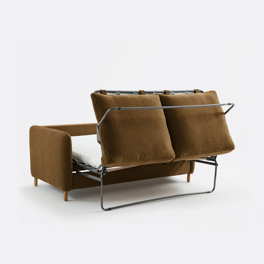 Canapé convertible La Redoute interieurs 3 places Loméo Bronze