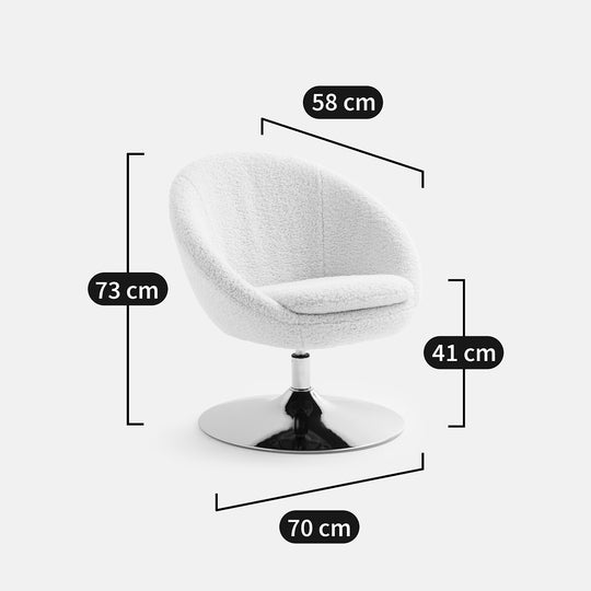Fauteuil boule rotatif La Redoute Interieurs Judie
