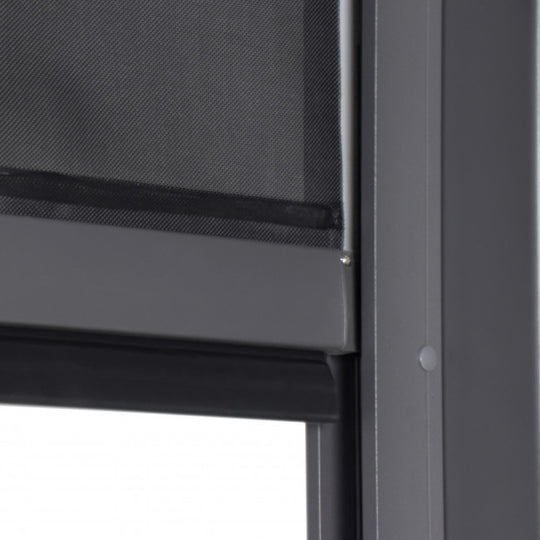 Store DRAWER Tero pour pergola bioclimatique 4m gris foncé