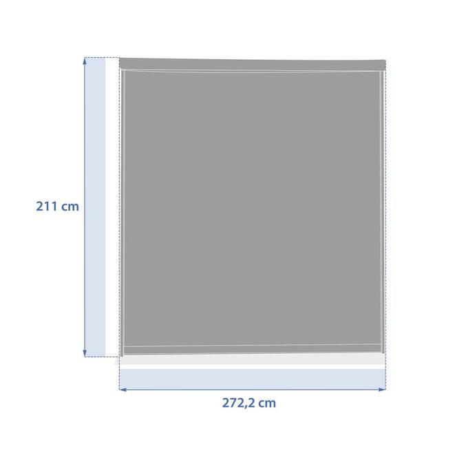 Store pour pergola HESPERIDE Evonis 3m gris graphite