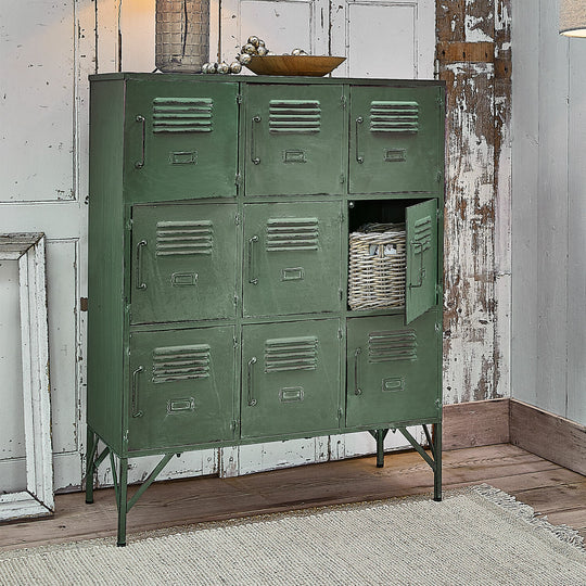 Armoire industrielle Loberon URILLAC vert vieilli