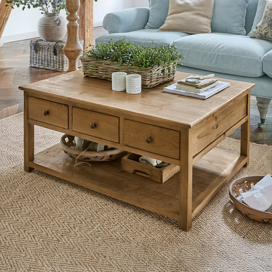 Table basse LOBERON Etienne 6 tiroirs
