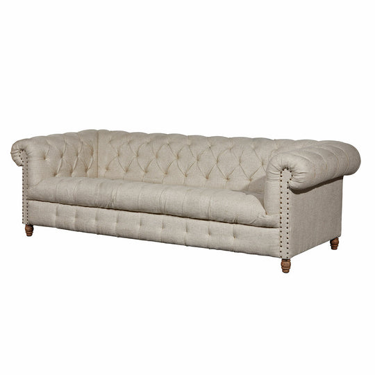 Canapé LOBERON Parpeville en lin beige